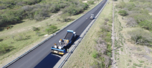 DIS Construction Administration and Monitoring Road repair truck aerial picture 2